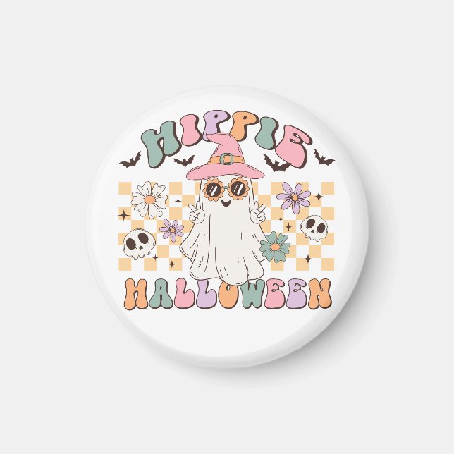 Hippie Halloween Magnet (Vorne)
