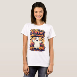 Hippie Halloween Niedlich Ghost T-Shirt