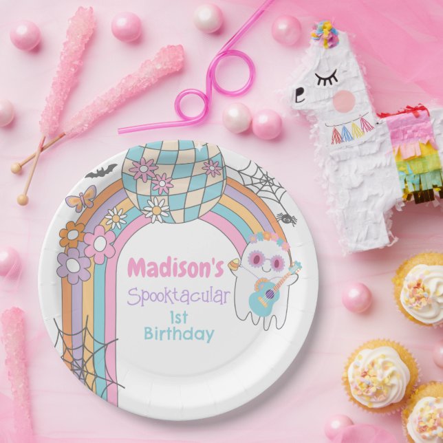 Hippie Halloween  Pappteller (Party)