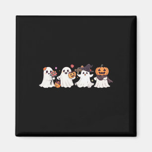 Hippie Halloween Süßer Geist Boo Gruselige Saison  Magnet