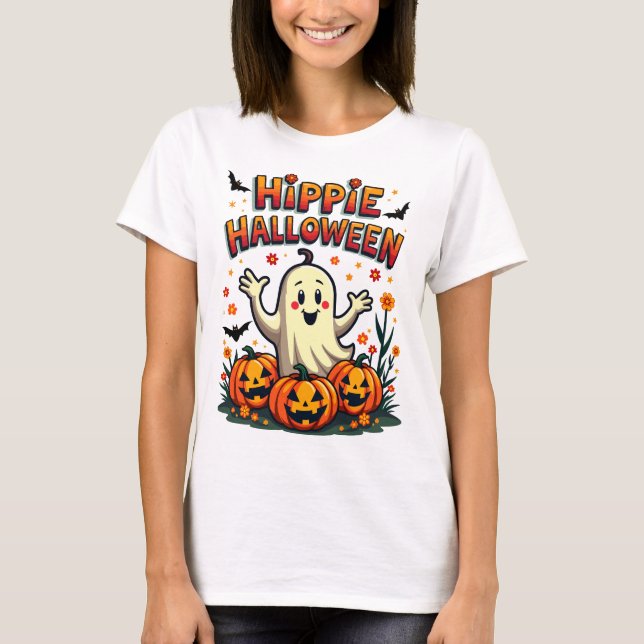 Hippie Halloween T-Shirt (Vorderseite)