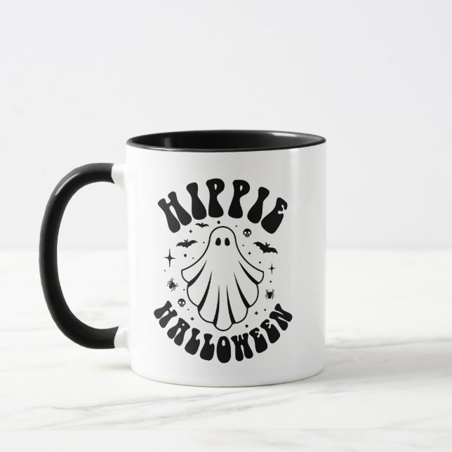 Hippie Halloween Tasse (Links)