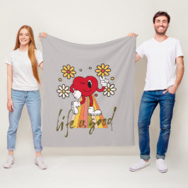 Hippie Hearth Design with Life ist eine gute Botsc Fleecedecke