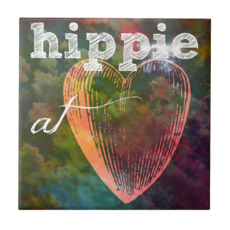 Hippie-Herz Fliese