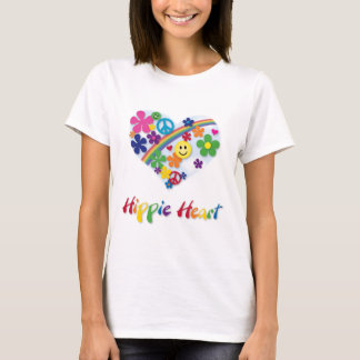 Hippie-Herz-Shirt T-Shirt