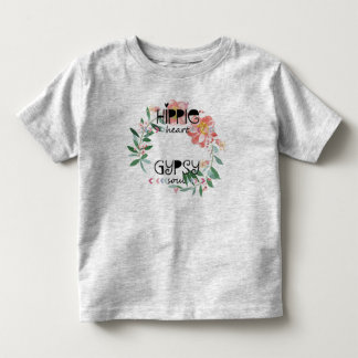 Hippie-Herz-Sinti und Roma-Soul Kleinkind T-shirt