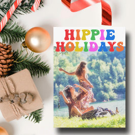Hippie Holidays Niedlich Retro 70er Family Foto Ca