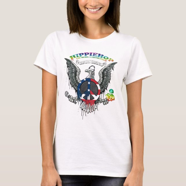 Hippie-Hopfen T-Shirt (Vorderseite)