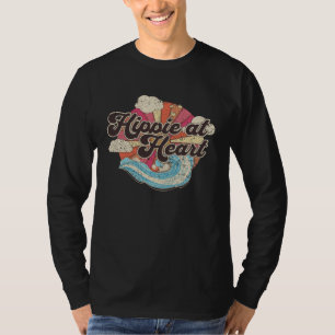 Hippie im Herzen Hippie T-Shirt