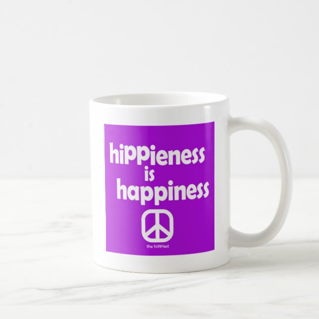 Hippie ist glückliche Tasse (Rechts)