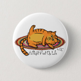 Hippie-Küken-Knopf Button