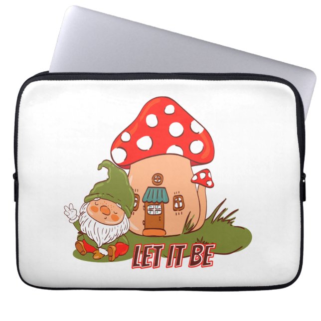 Hippie Lasse es wird genome Laptopschutzhülle (Vorderseite)