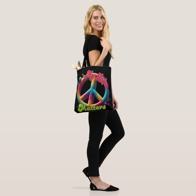 Hippie Liebe Frieden Leben Zählt Custom  (Am Model)