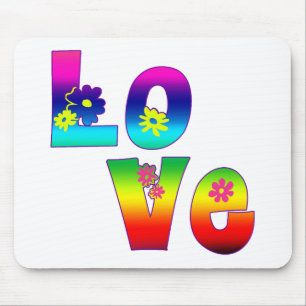 Hippie LIEBE Mousepad