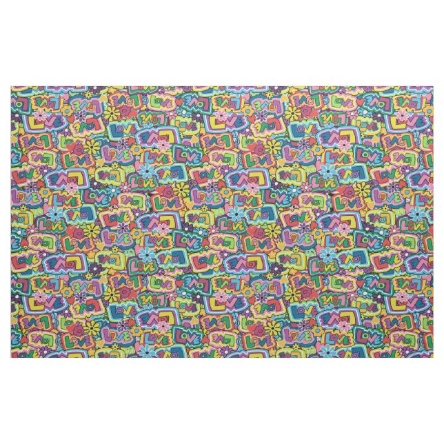 Hippie-Liebe (Tucksgiving) Stoff (Fat Quarter (45,7 x 55,9 cm))
