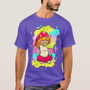 Hippie Magic Mushroom Fungus Psilocybin Cotattcor T-Shirt