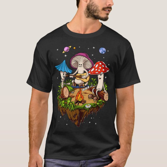 Hippie Magic Mushroom T-Shirt (Vorderseite)