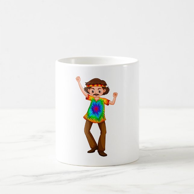Hippie Man Coffee Tasse (Von Creator hochgeladen)