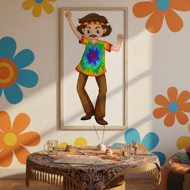 Hippie Man Poster (Von Creator hochgeladen)