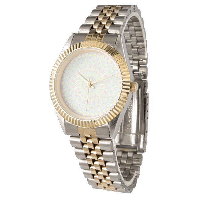 Hippie Mandala Armbanduhr (Schrägansicht)