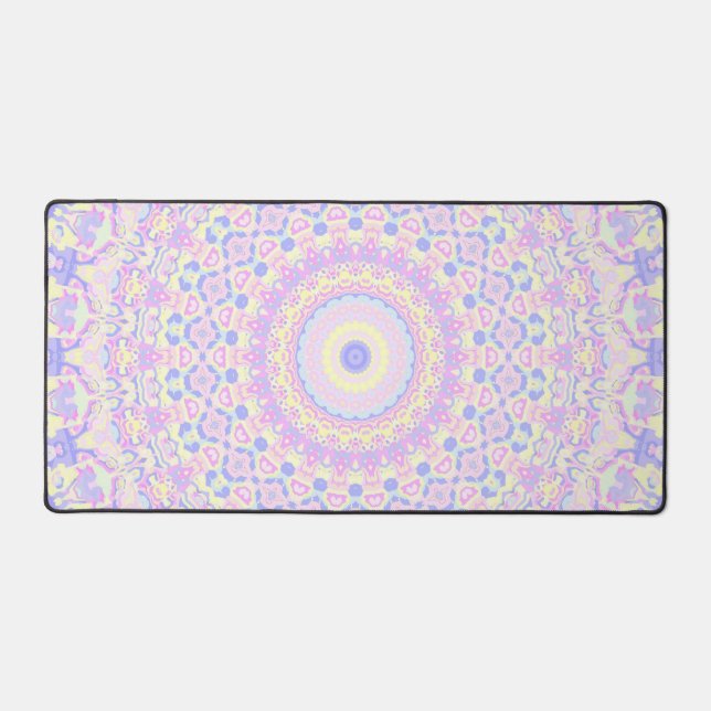Hippie Mandala Schreibtischunterlage (Vorderseite)