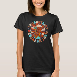 Hippie Mushroom Groovy Psilocybin Research Team T-Shirt