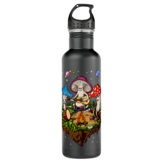 Hippie Mushrooms Camping Psychedelic Forest Fungi Edelstahlflasche