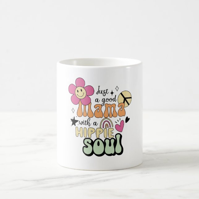 Hippie-Mutter Kaffeetasse (Mittel)