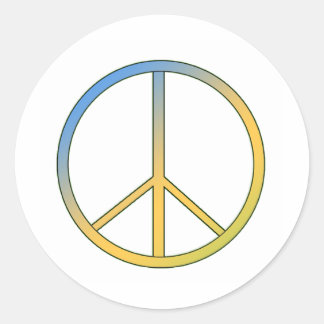 Hippie Peace Sign Sticker