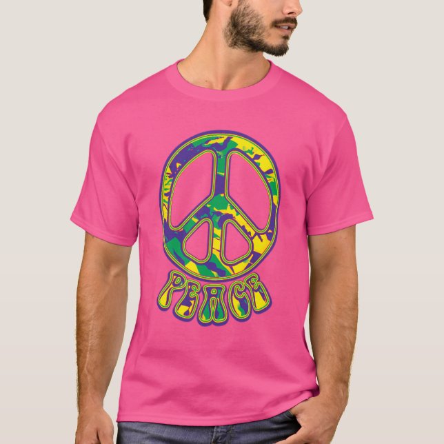 Hippie Peace Sign T-Shirt (Vorderseite)