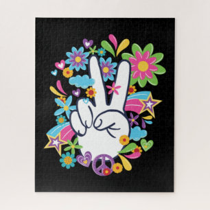 Hippie Peace Signs Puzzle