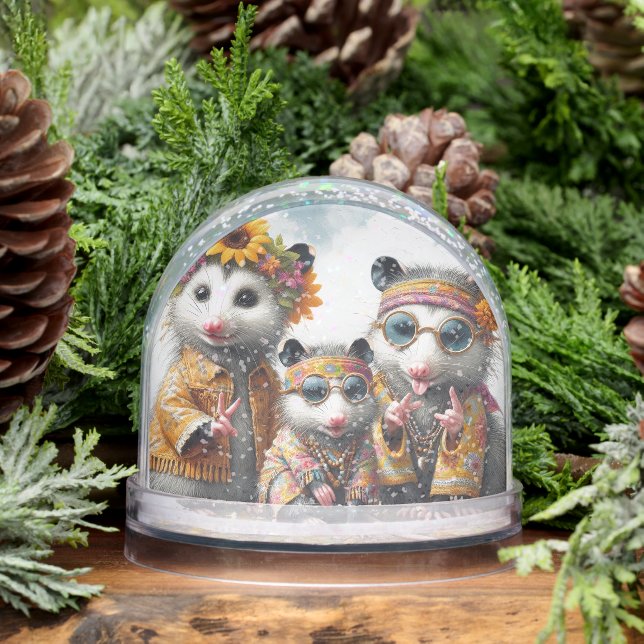 Hippie Possum Friends Schneekugeln (Winter)