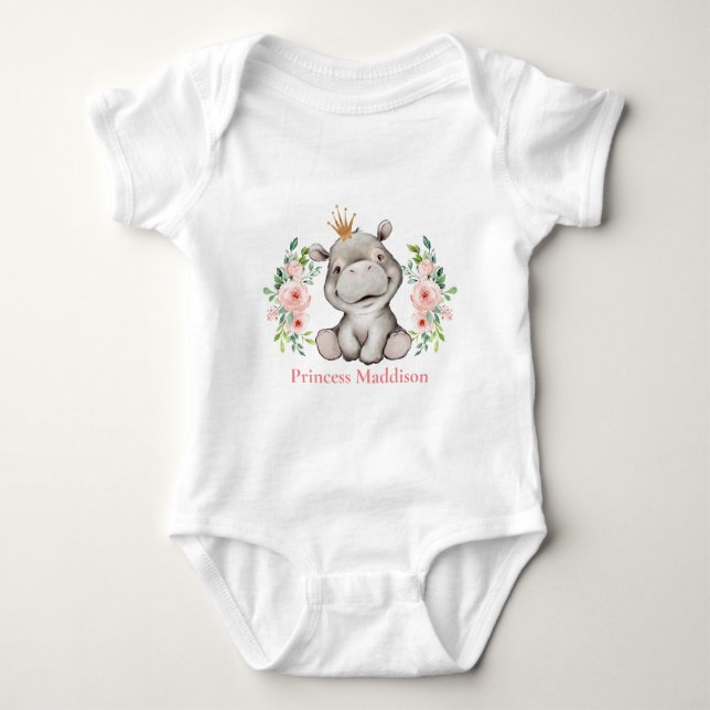 Hippie Princess Baby Bodysuit Baby Strampler (Vorderseite)
