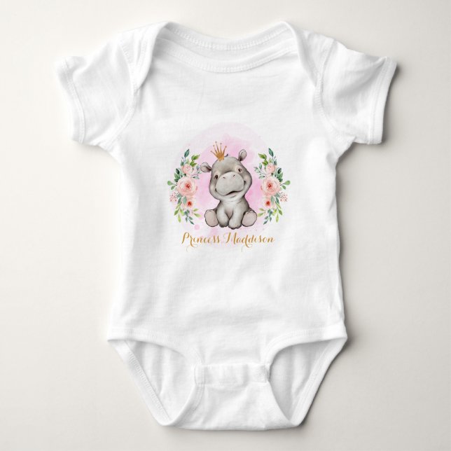 Hippie Princess Baby Bodysuit Baby Strampler (Vorderseite)