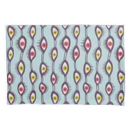 HIppie Psychedelic Eyes Trippy Colorful Kissenbezug