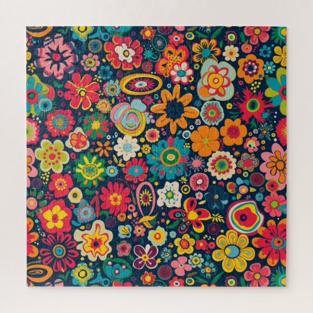 Hippie-Puzzle Puzzle (Vertikal)