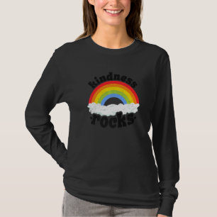 Hippie Retro Lehrer Anti Bullying Rainbow Kindnes T-Shirt