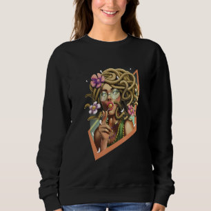 Hippie-Schlangen-Griechische-Mythologie-Fantasy-Br Sweatshirt