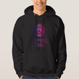 Hippie-Seele Gänseblümchen-Friedenssymbol-Blume fü Hoodie
