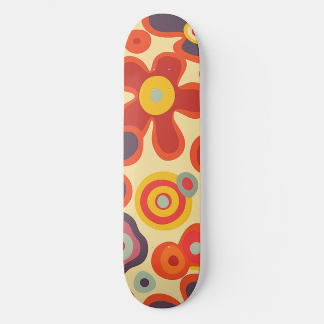 Hippie Skateboard (Vorderseite)