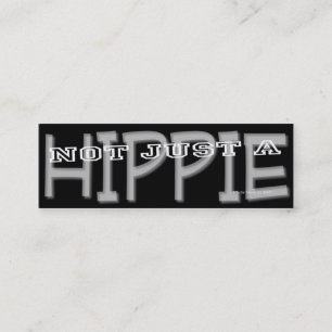 Hippie - Social Media Personal Card Mini Visitenkarte