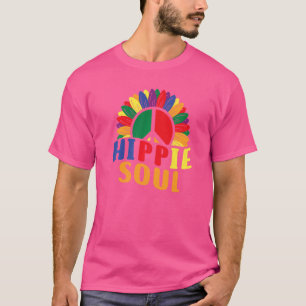 Hippie Soul Daisy Peace Symbol Blume für Men Wom T-Shirt