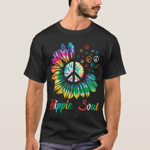 Hippie-Soul-Sunflower-Tiedye-60er- T-Shirt