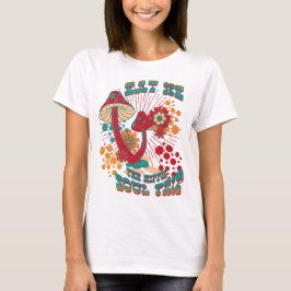 Hippie Soul Trip Sommer Vintag Pilz T-Shirt