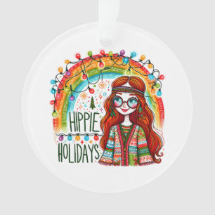 Hippie Style Groovy Ornament