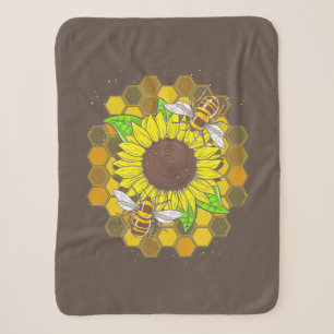 Hippie Sunflower Bees Sherpadecke