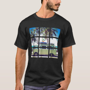 Hippie Surf 60er 70er Hippie Pattern T-Shirt