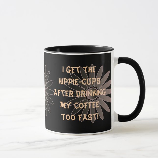 Hippie-Tasse Kaffeetasse (Rechts)