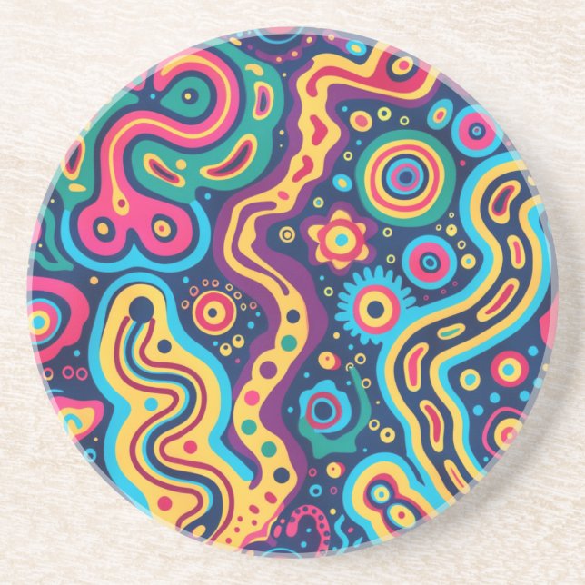 Hippie Untersetzer (Vorne)