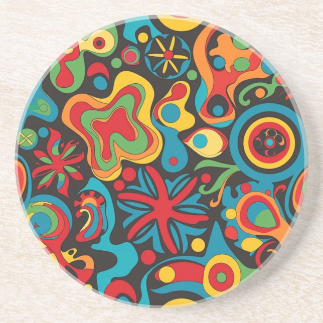 Hippie Untersetzer (Vorne)